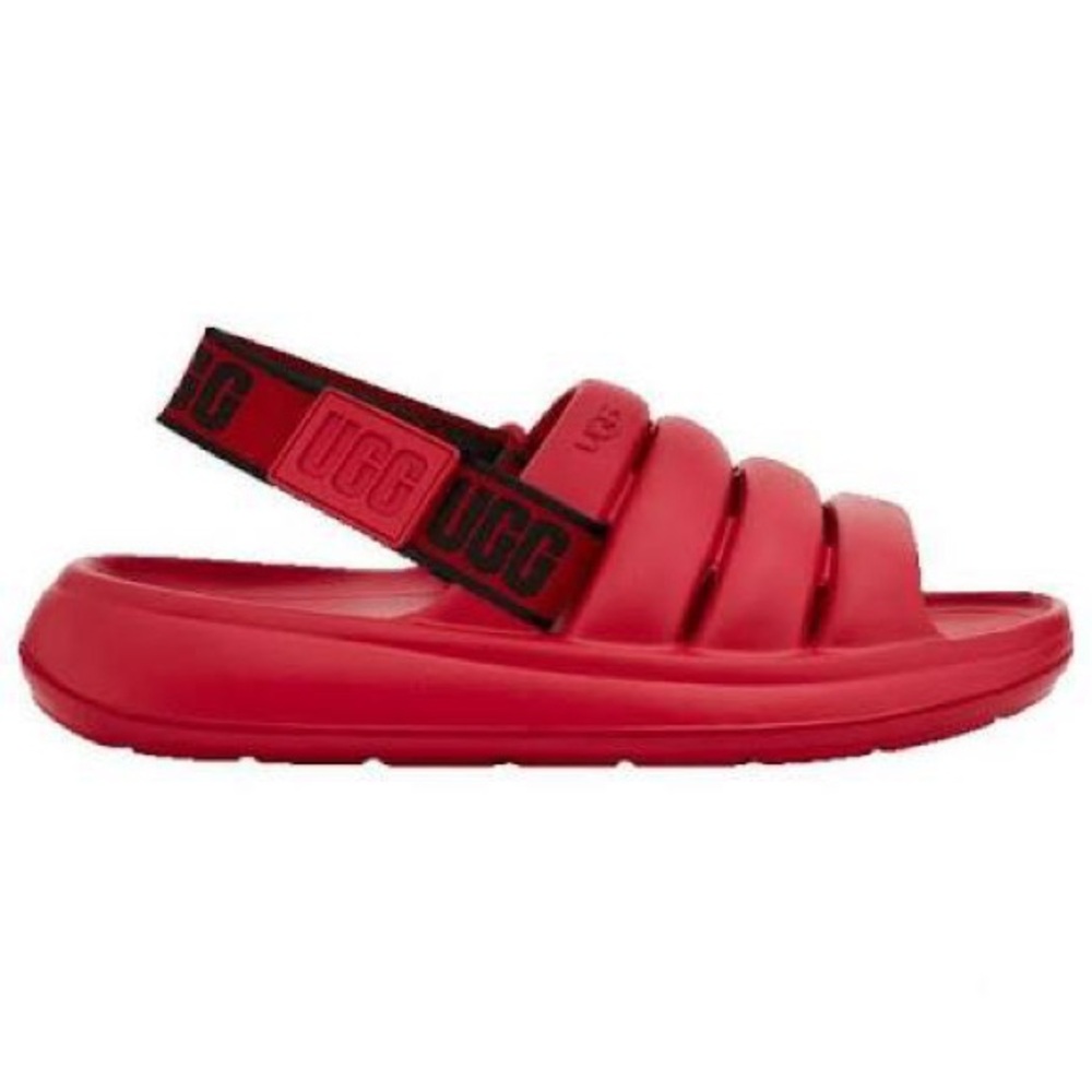 NEW!! Men’s UGG Sport Yeah Red Slide Sandals Size 13